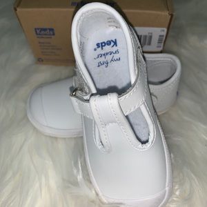 Keds Girls Champion Toe Cap T-Strap Sneaker